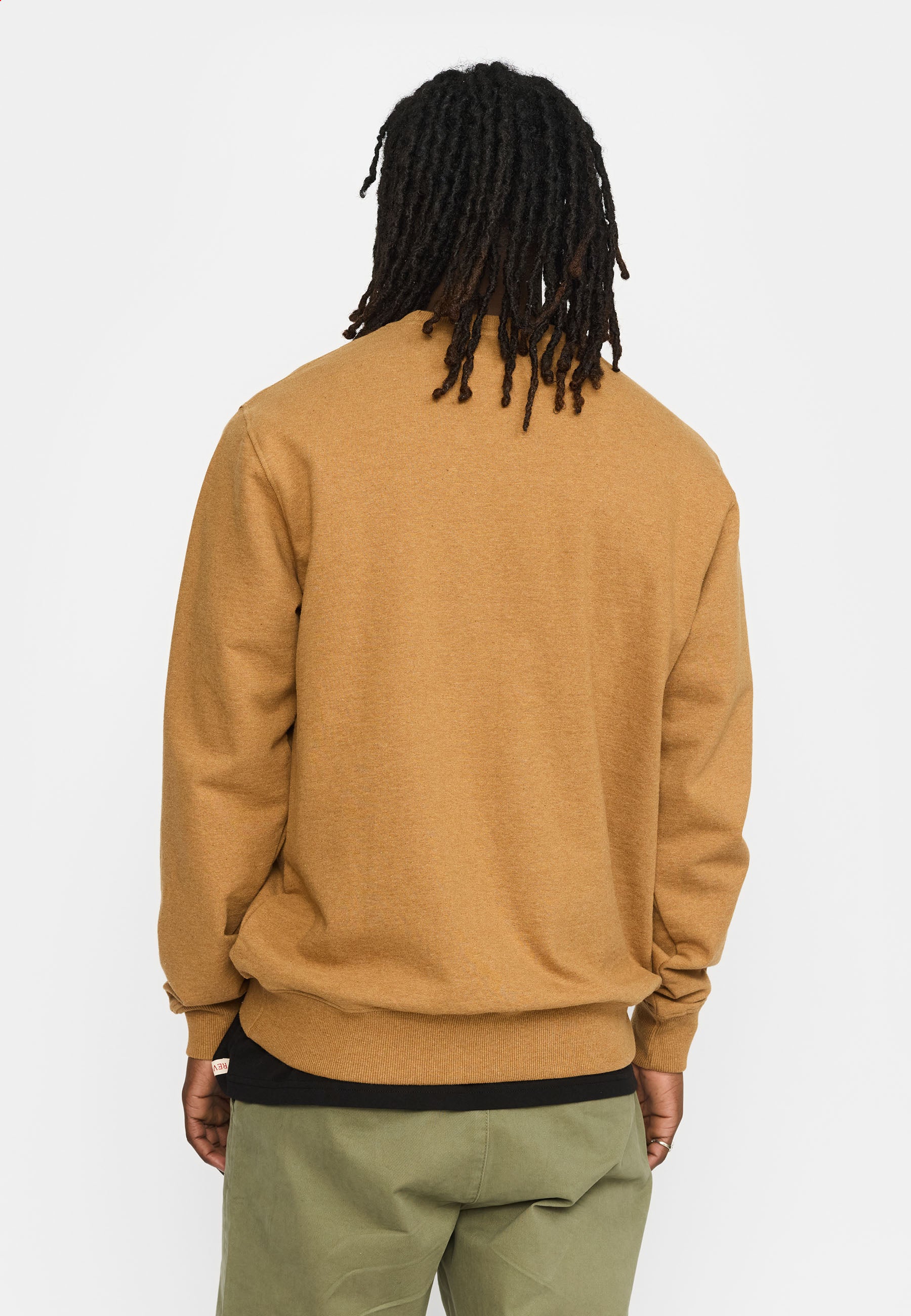 Revolution Regular Crewneck Sweatshirts Lightbrown