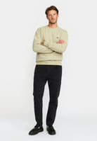 Revolution Regular Crewneck Sweatshirts Lightgreen