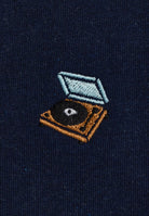 Revolution Regular Crewneck Sweatshirts Navy-melange