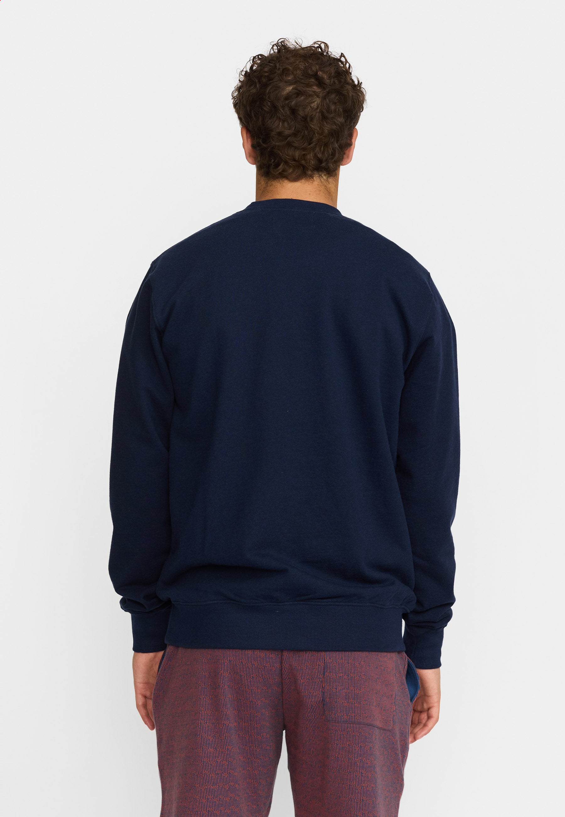 Revolution Regular Crewneck Sweatshirts Navy-melange