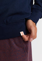 Revolution Regular Crewneck Sweatshirts Navy-melange