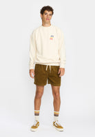 Revolution Regular Crewneck Sweatshirts Offwhite-melange