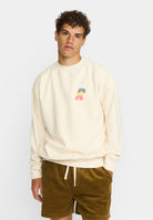 Revolution Regular Crewneck Sweatshirts Offwhite-melange