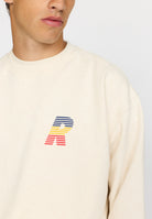Revolution Regular Crewneck Sweatshirts Offwhite-melange