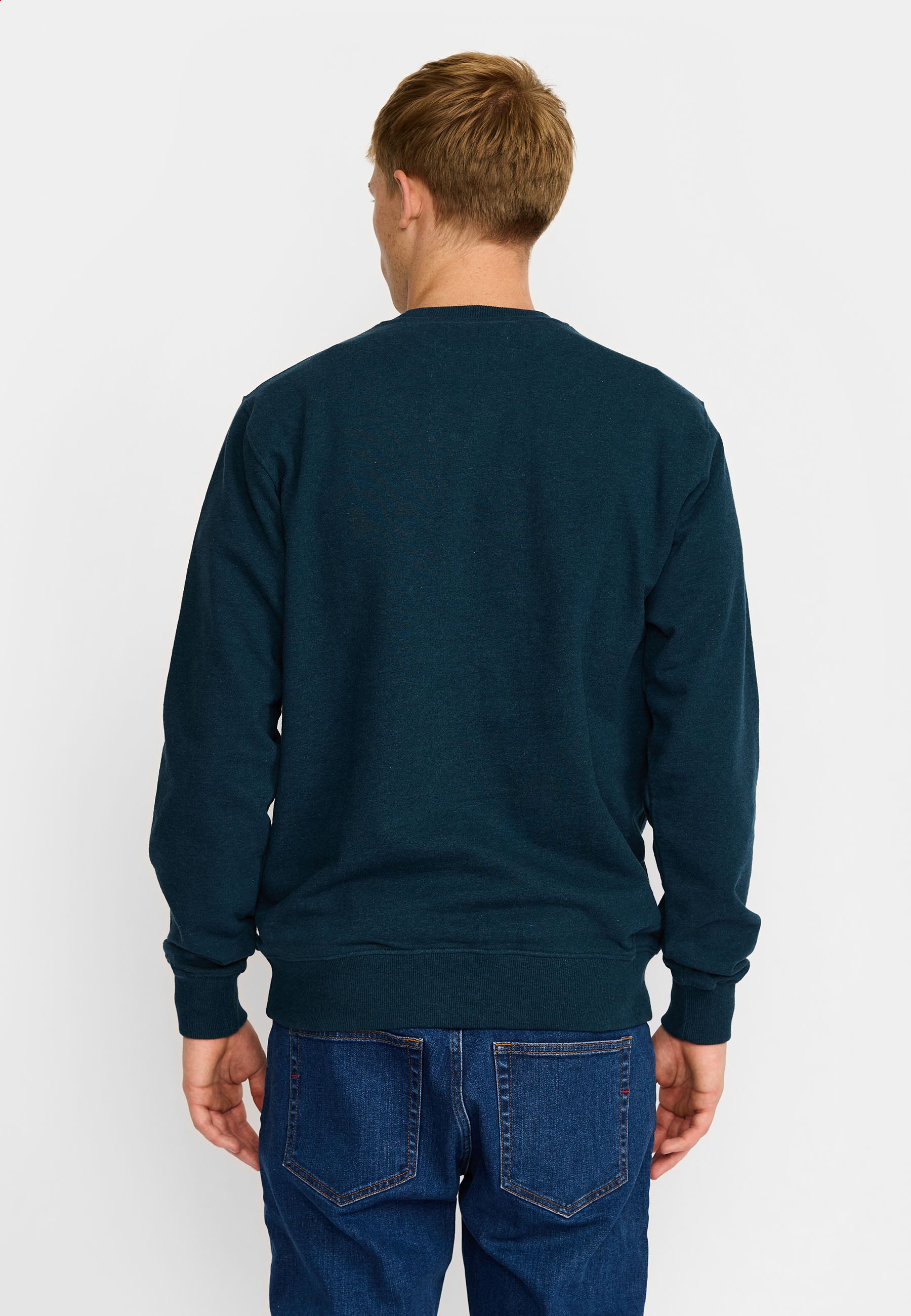Revolution Regular Crewneck Sweatshirts Darkpetrol-melange