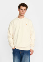 Revolution Regular Crewneck Sweatshirts Offwhite-melange