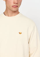 Revolution Regular Crewneck Sweatshirts Offwhite-melange