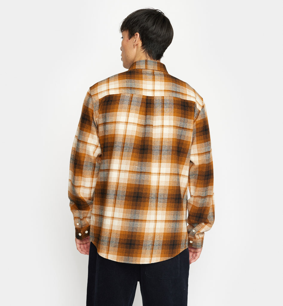 Revolution Regular Shirt Long-sleeve Shirts Darkyellow