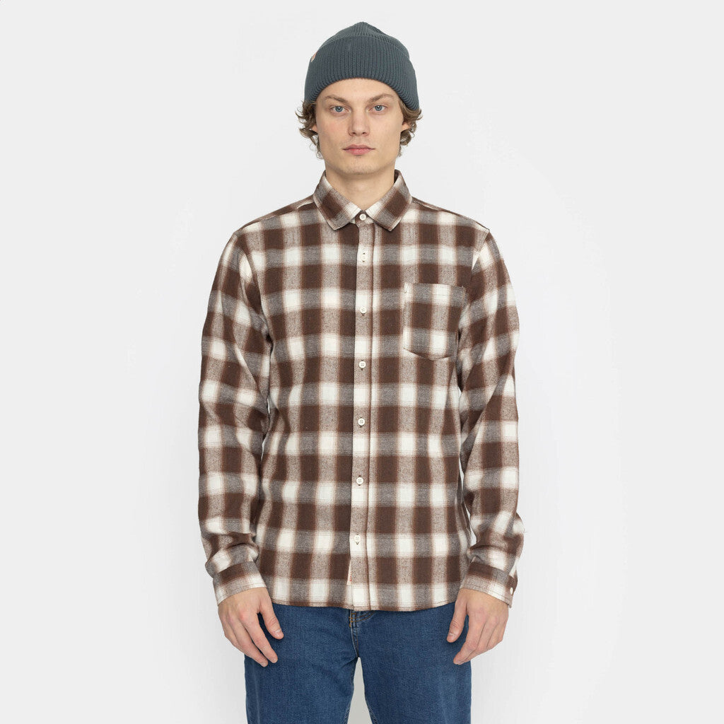 Revolution Regular Shirt Shirts Brown