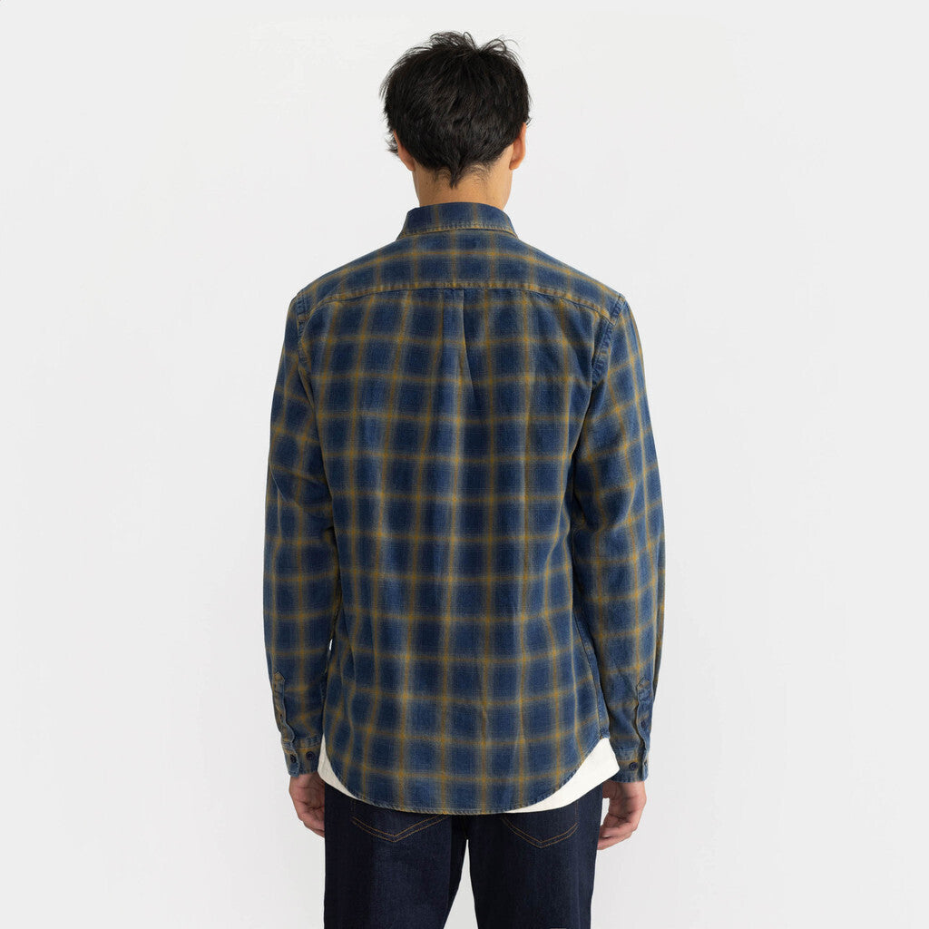 Revolution Regular Shirt Long-sleeve Shirts Blue