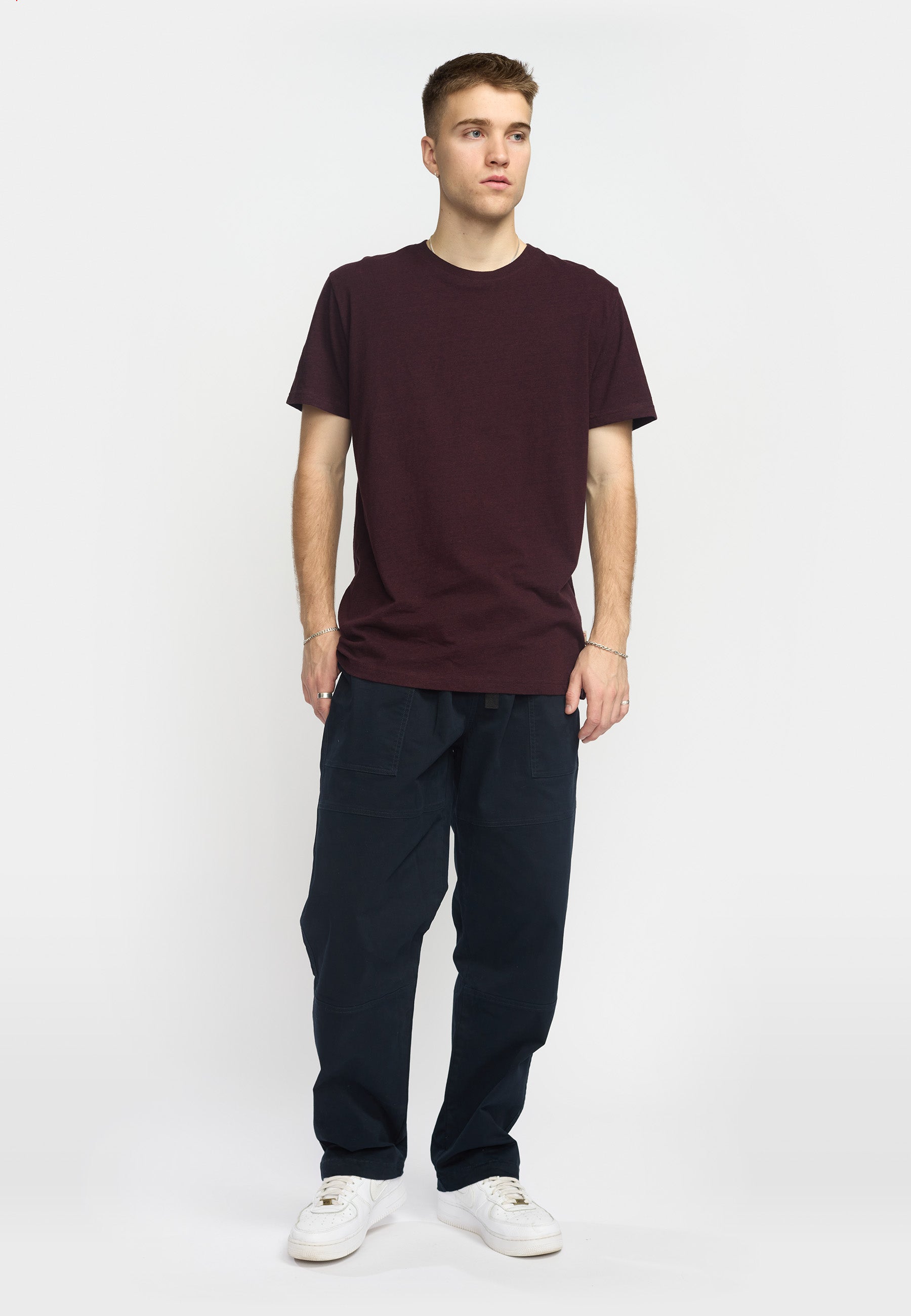 Revolution Regular T-shirt T-Shirts Burgundy