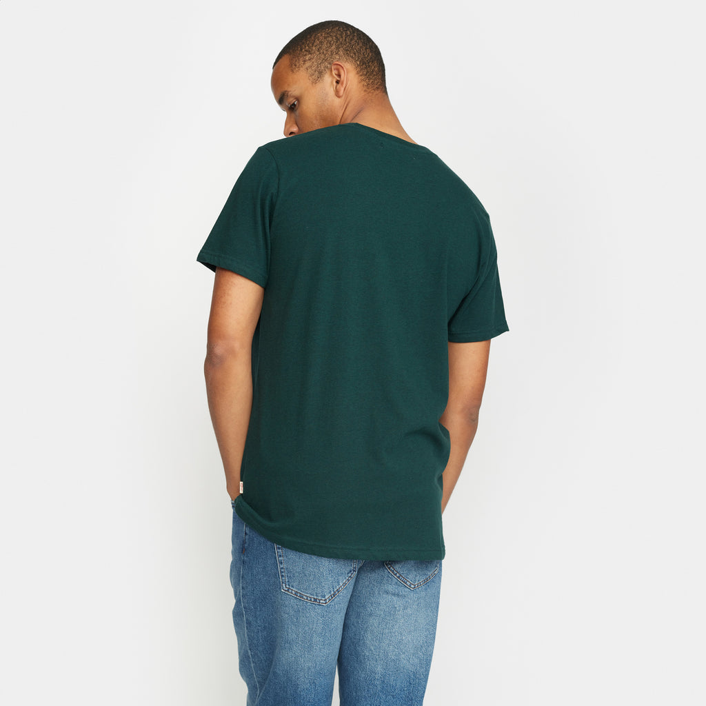 Revolution Regular T-shirt T-Shirts Darkgreen-melange