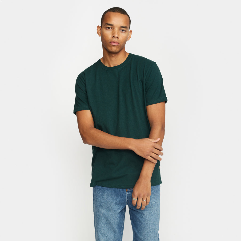 Revolution Regular T-shirt T-Shirts Darkgreen-melange