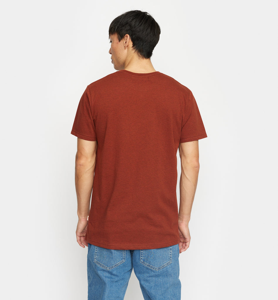 Revolution Regular T-shirt T-Shirts Darkred-melange