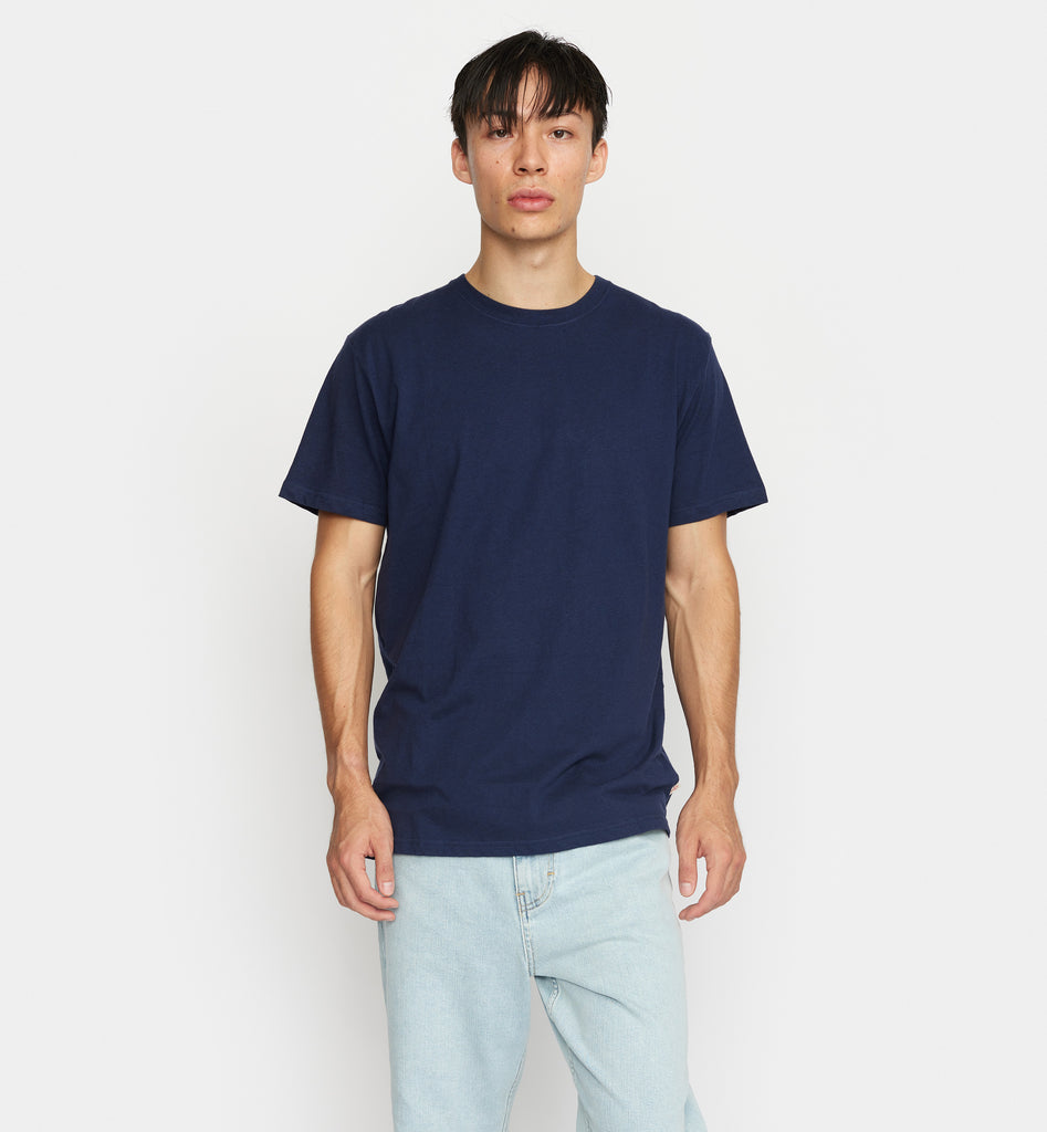 Revolution Regular T-shirt T-Shirts Navy-melange