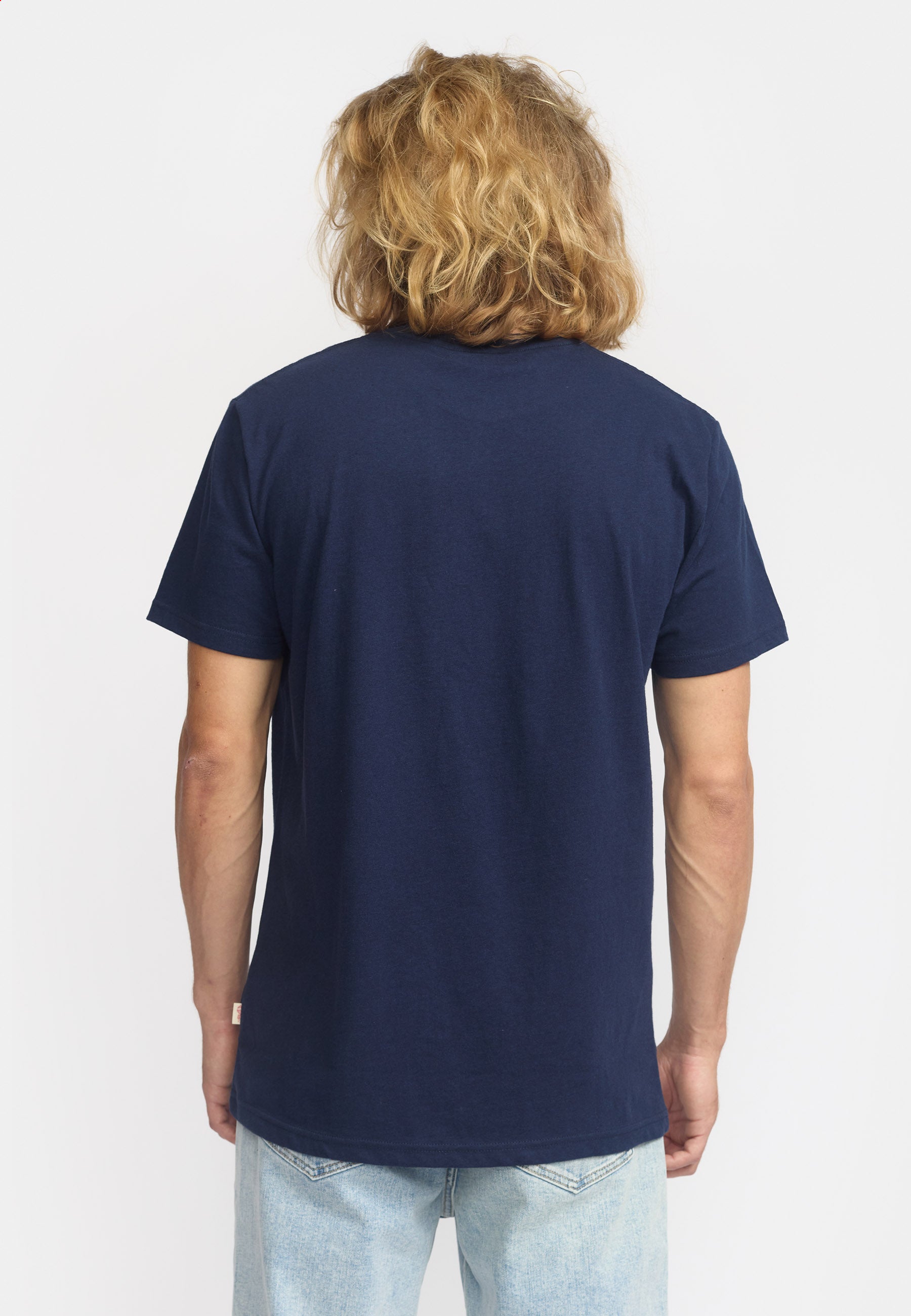 Revolution Regular T-shirt T-Shirts Navy-melange