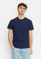 Revolution Regular T-shirt T-Shirts Navy-melange