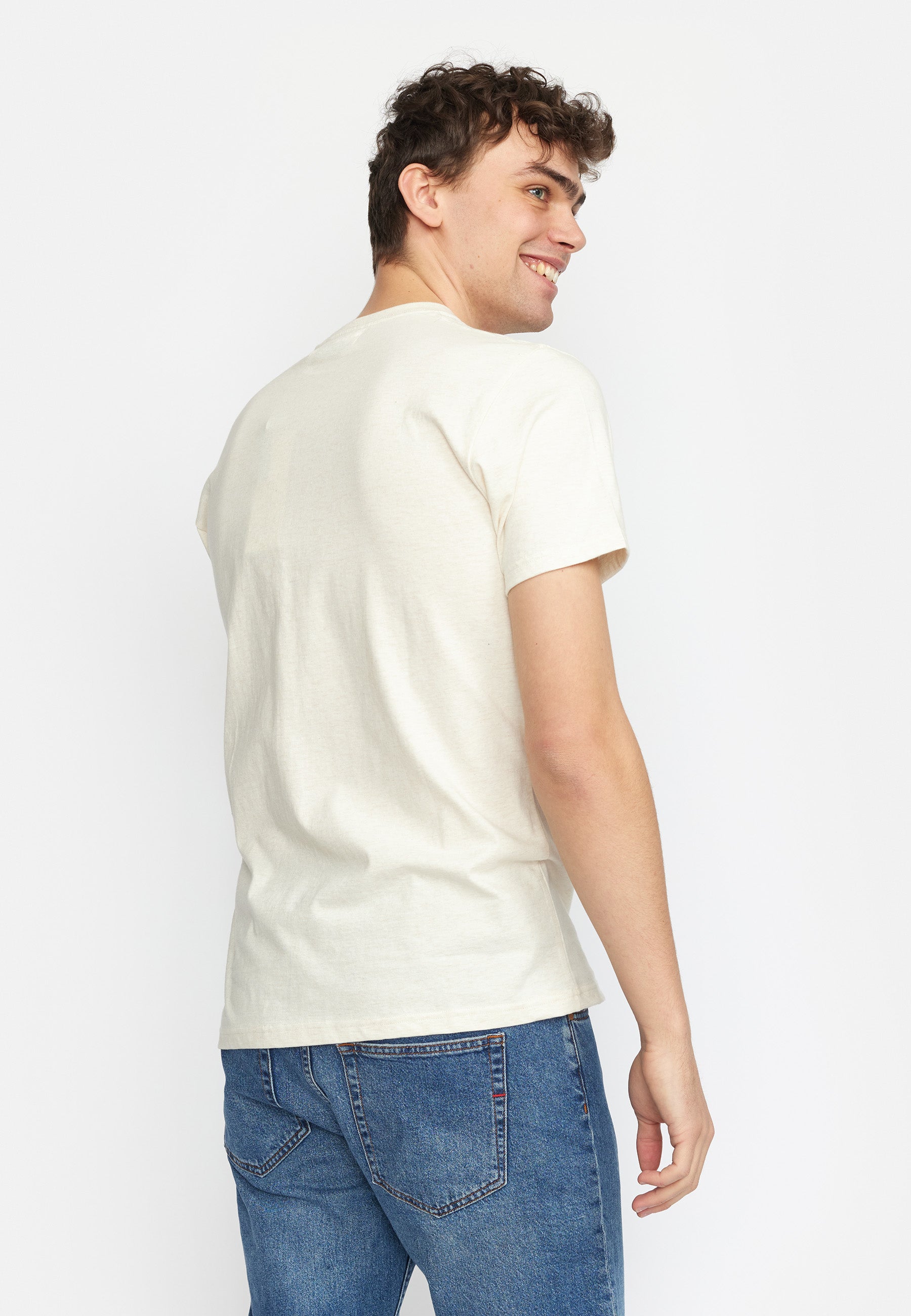 Revolution Regular T-shirt T-Shirts Offwhite-melange