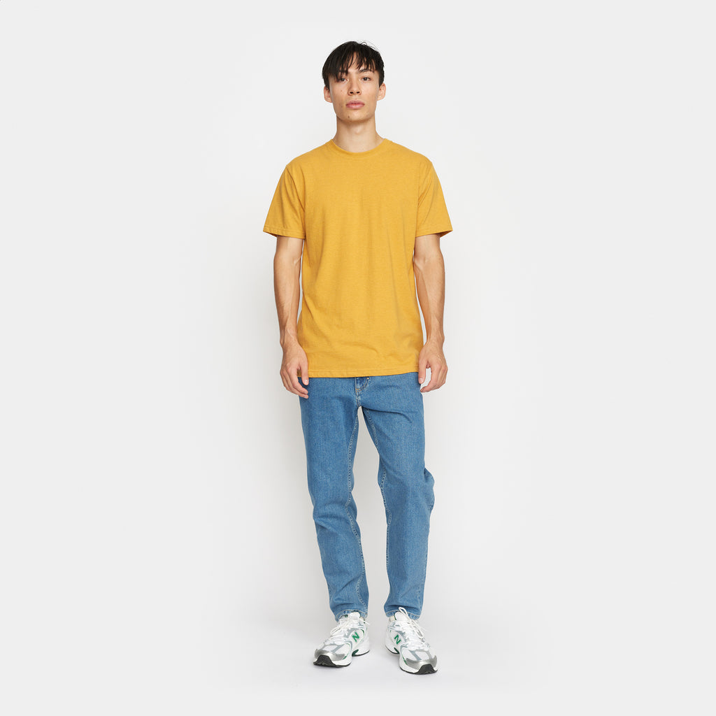 Revolution Regular T-shirt T-Shirts Yellow-melange