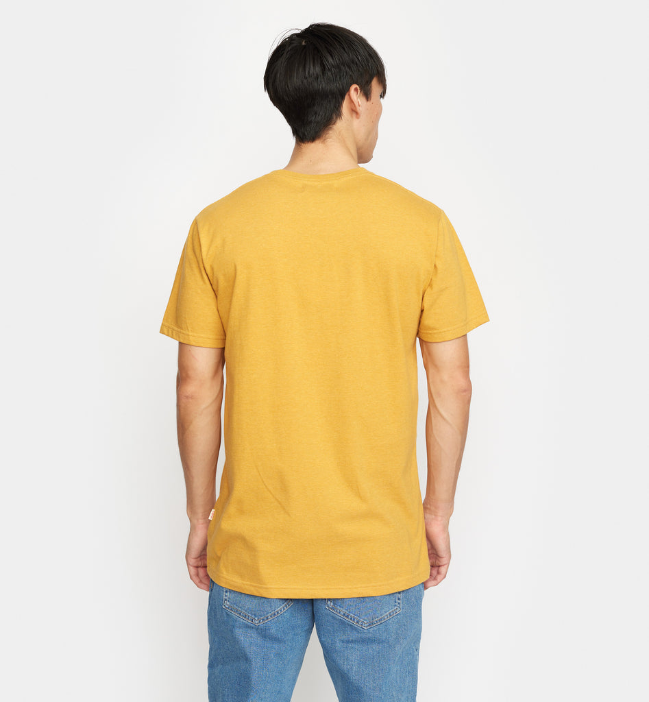 Revolution Regular T-shirt T-Shirts Yellow-melange