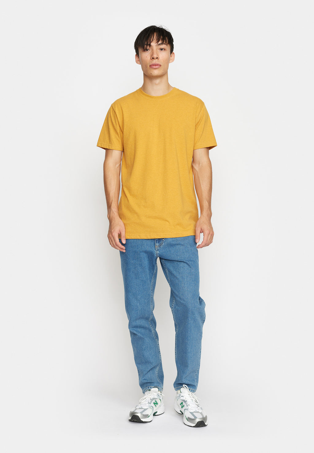 Revolution Regular T-shirt T-Shirts Yellow-melange