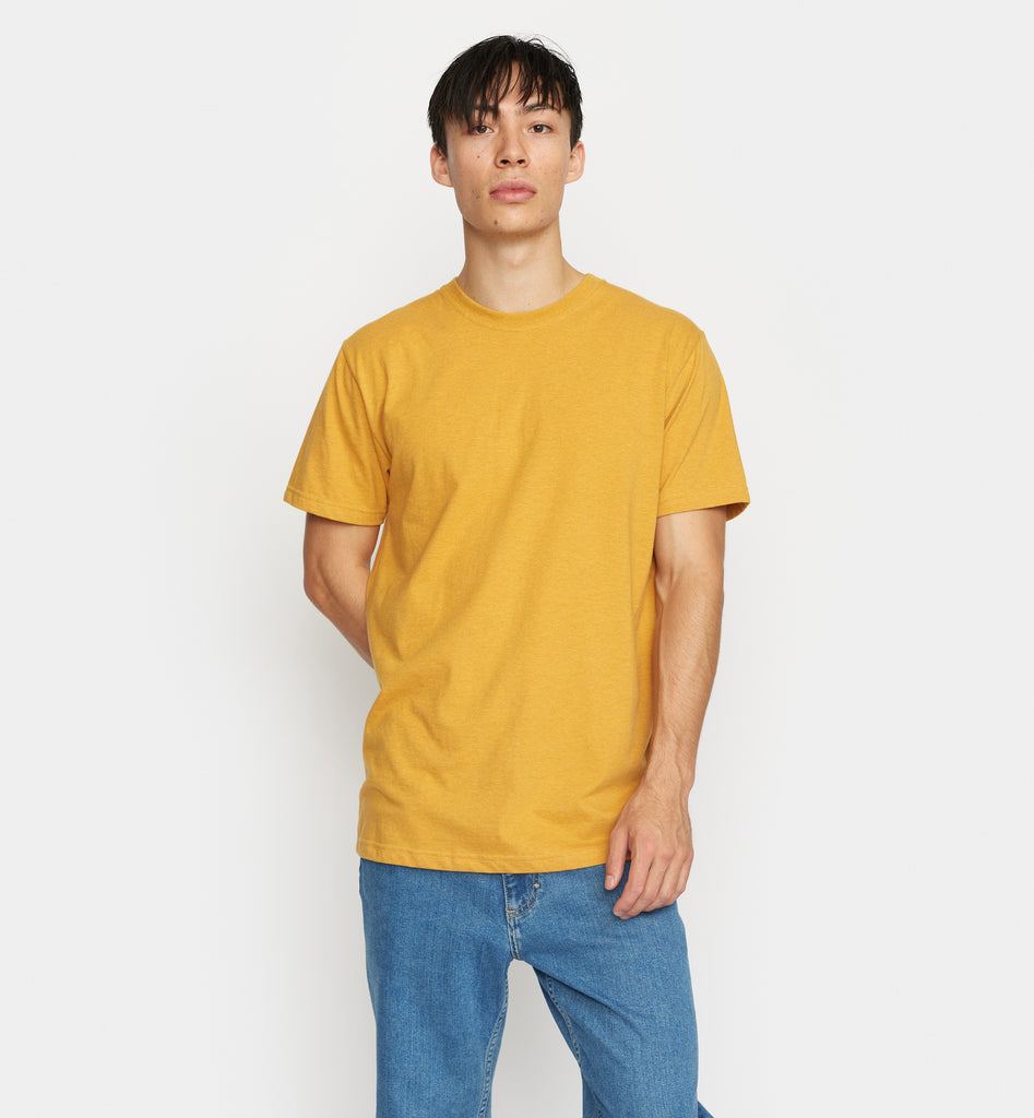 Revolution Regular T-shirt T-Shirts Yellow-melange