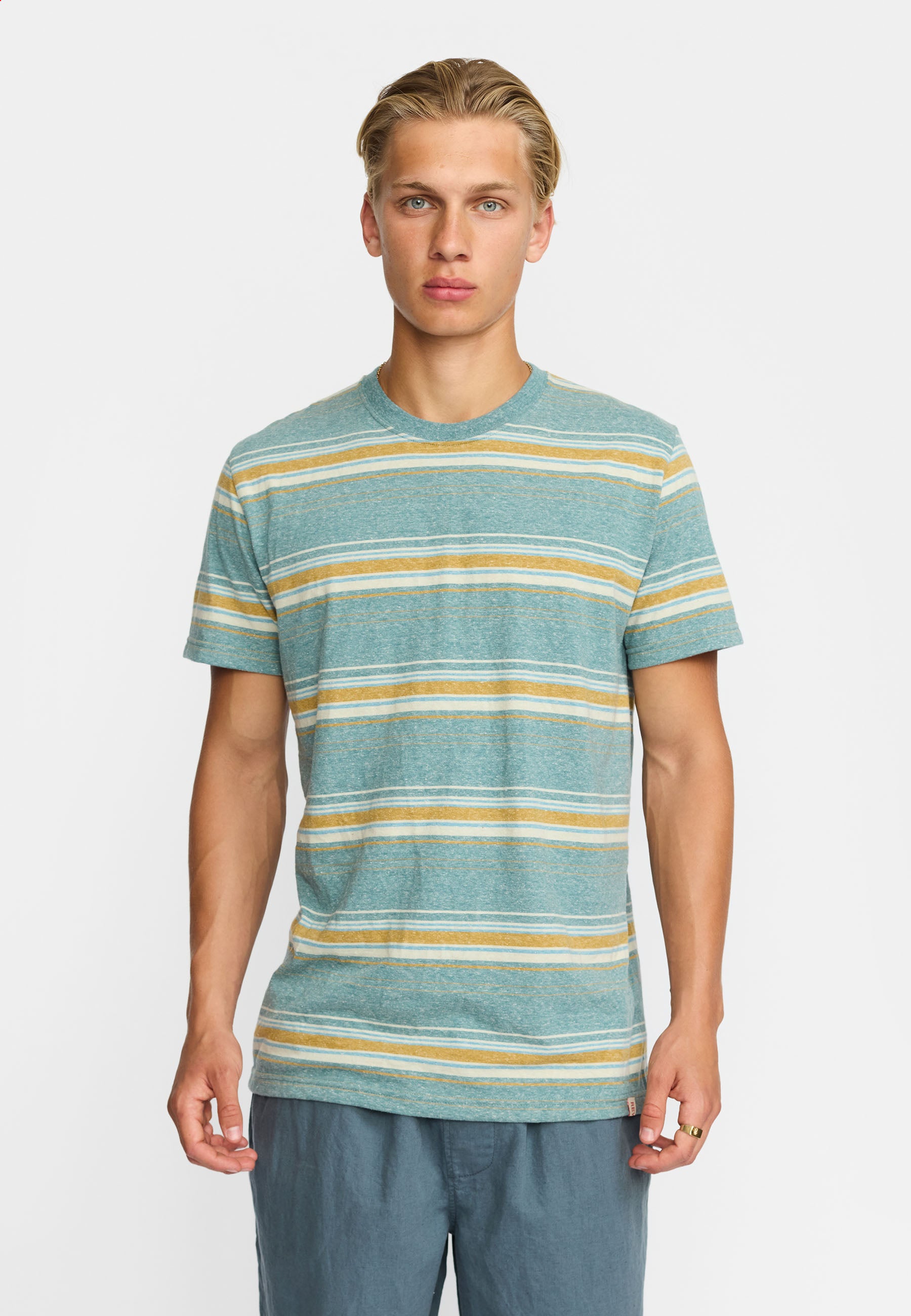 Revolution Regular T-shirt T-Shirts Petrol