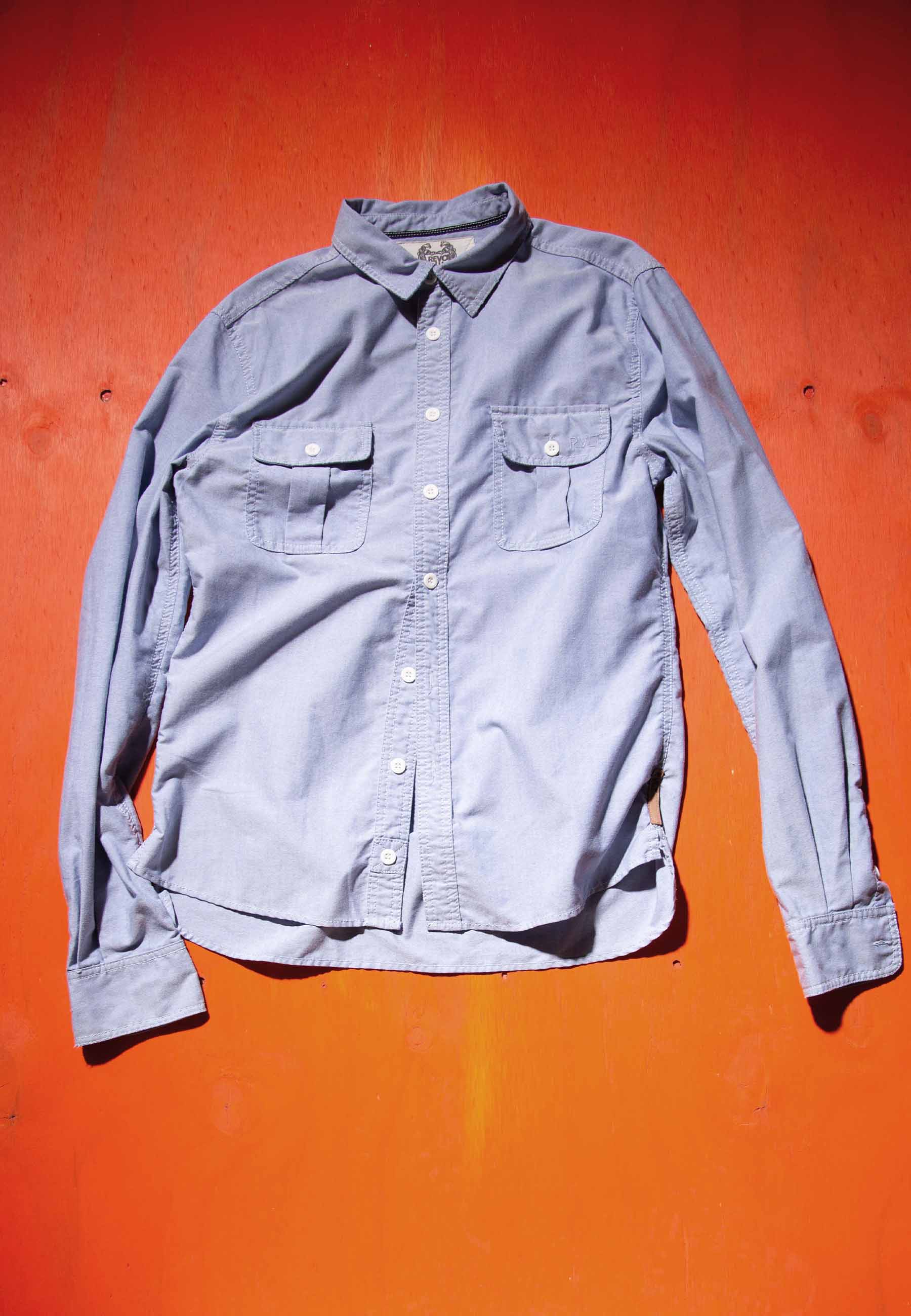 Revolution Shirt Vintaged Lightblue