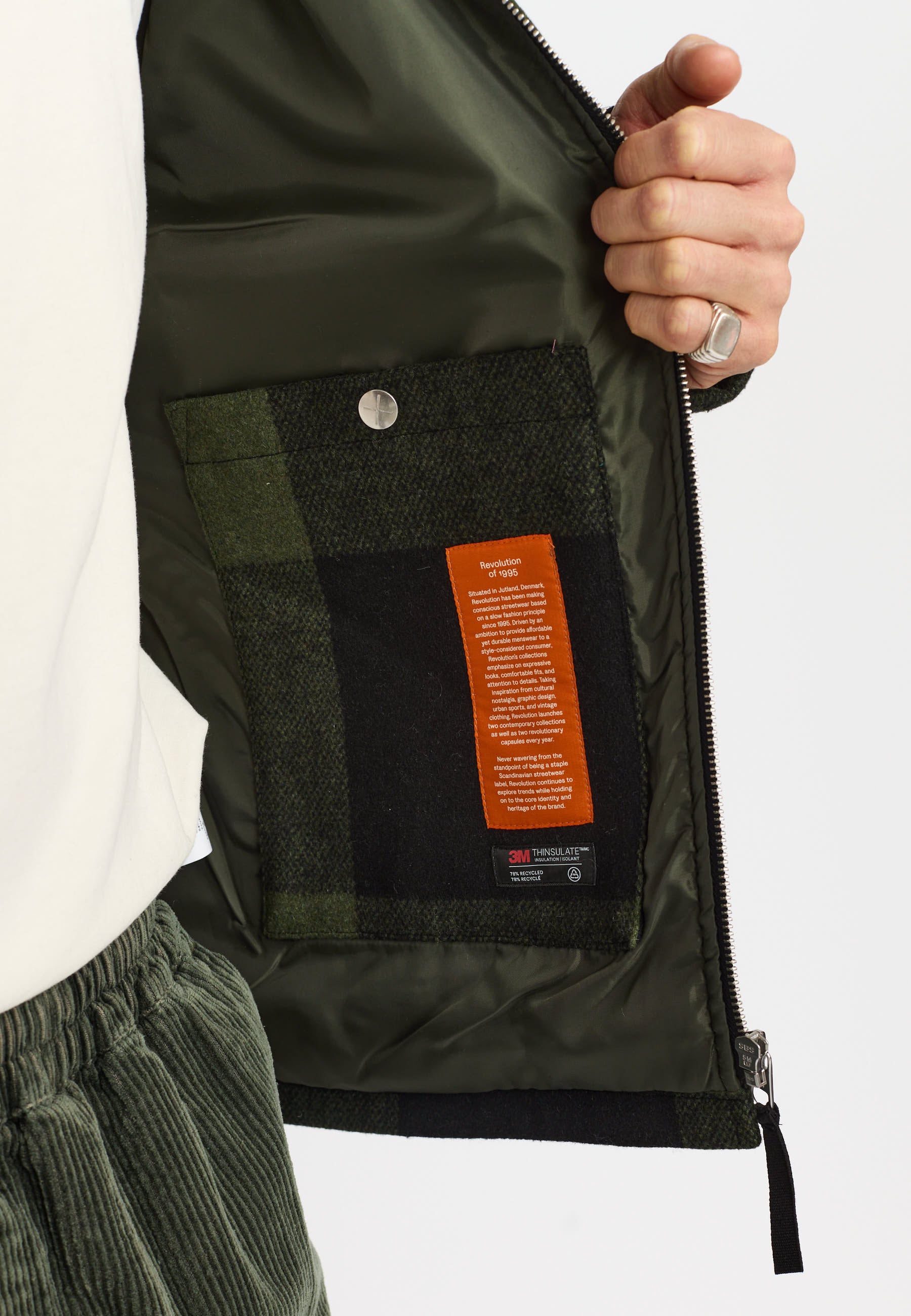 Revolution Shirt Jacket Winter Outerwear Army