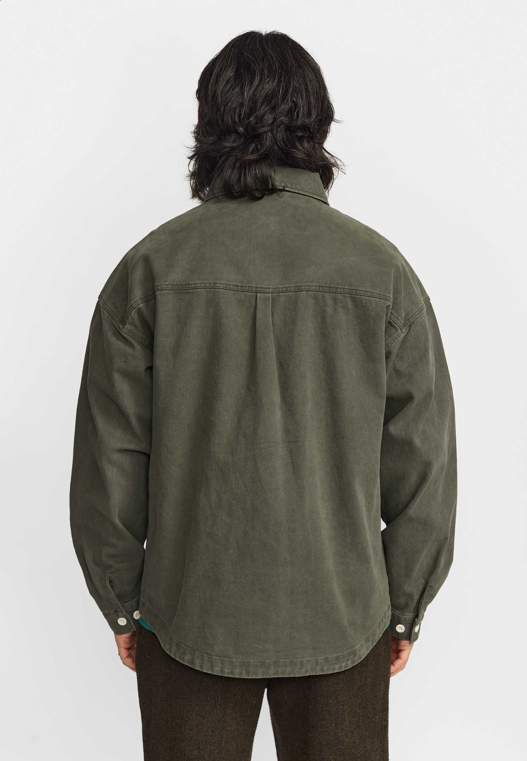 Revolution Shirt With Pocket Long-sleeve Shirts Darkgrey