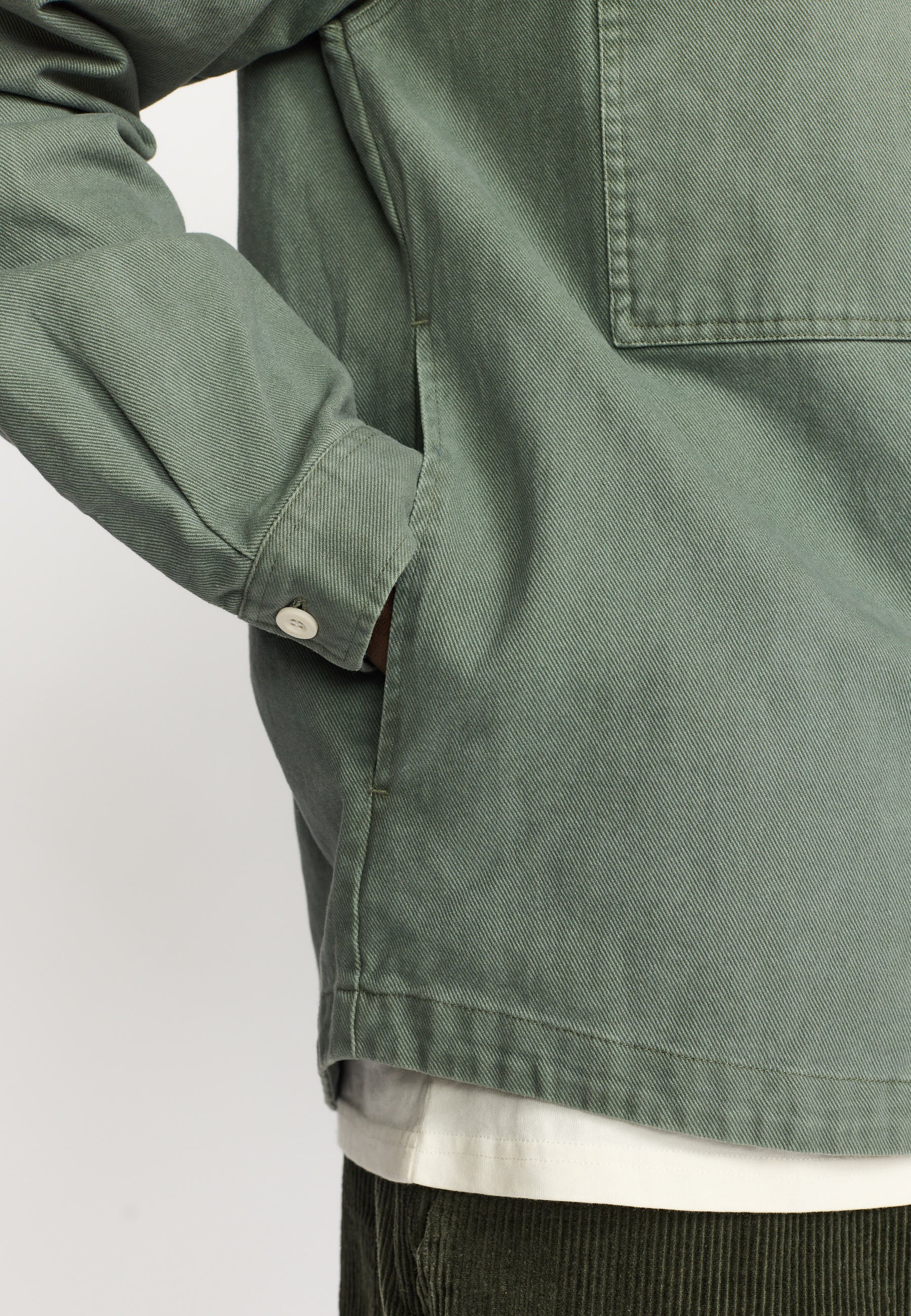 Revolution Shirt With Pocket Long-sleeve Shirts Green