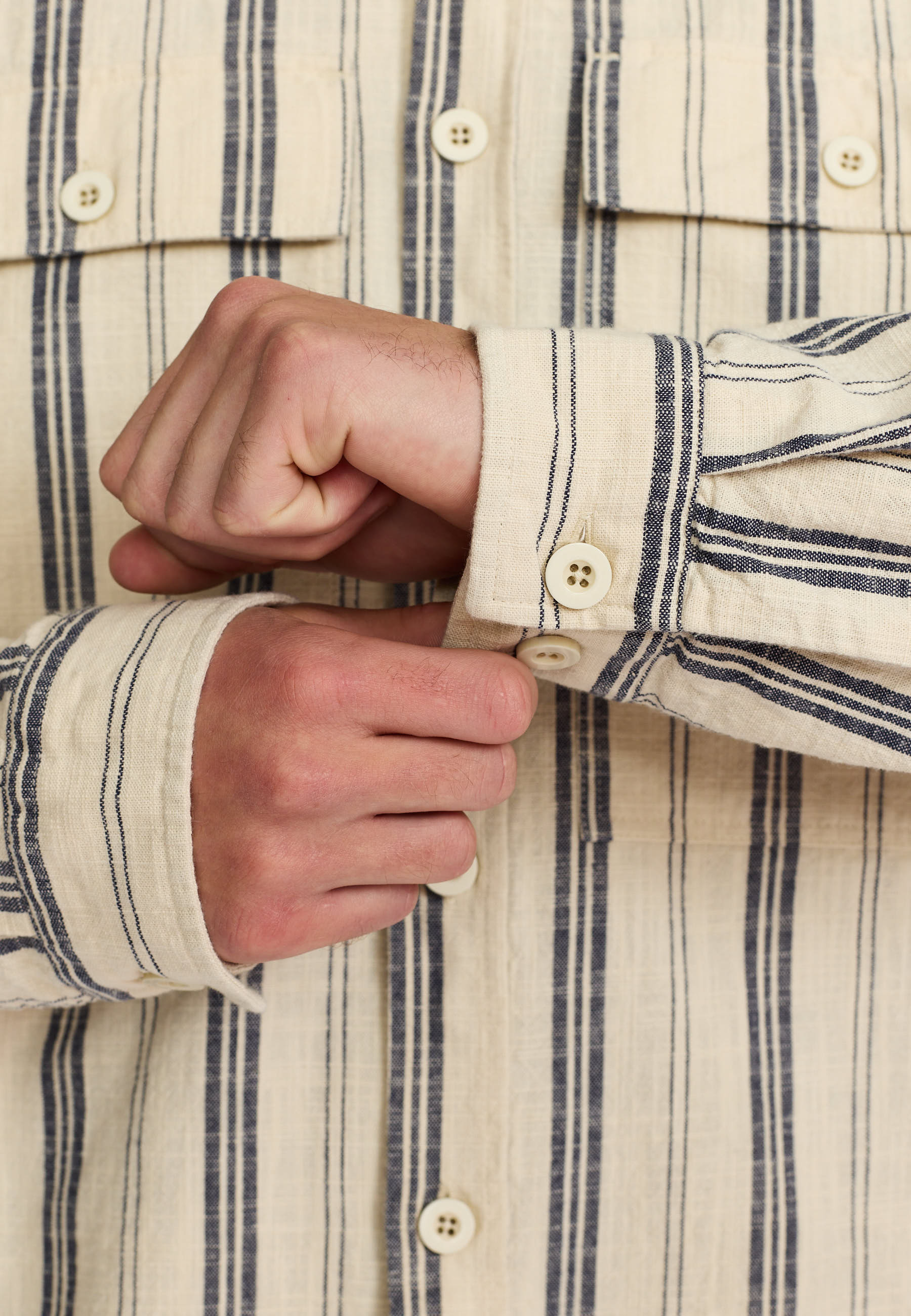Revolution Shirt With Pocket Long-sleeve Shirts Offwhite