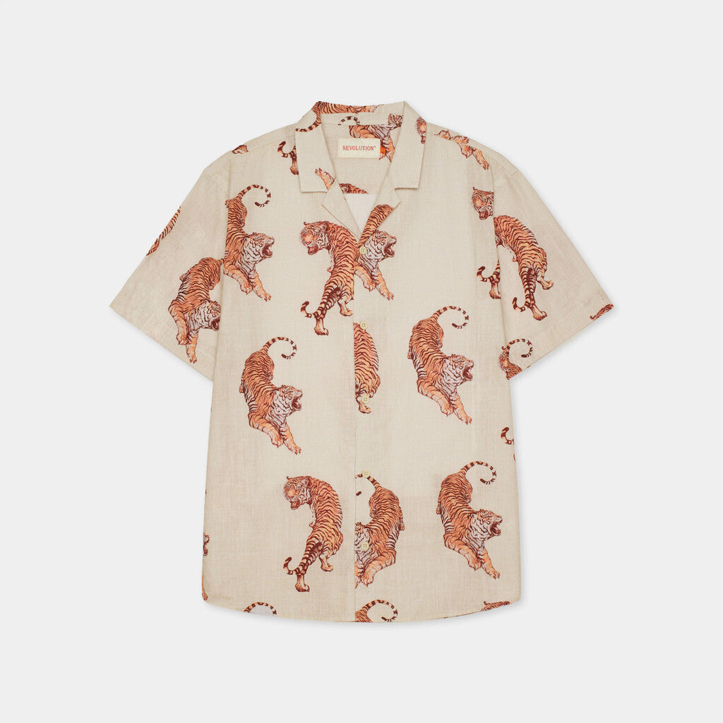 Revolution Short-sleeved Cuban Shirt Short-sleeve shirts Offwhite