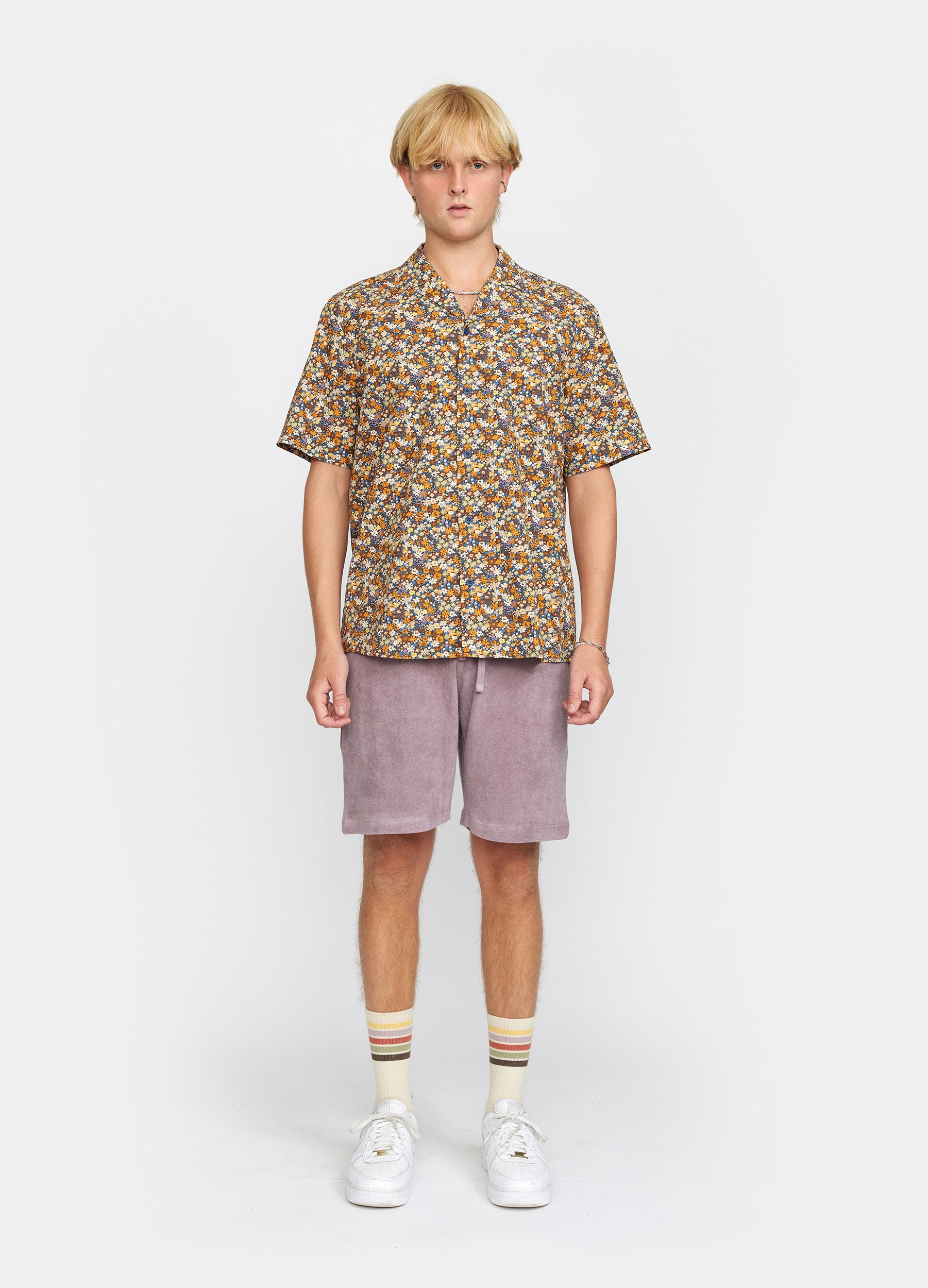 Revolution Short-sleeved Cuban Shirt Short-sleeve shirts Orange