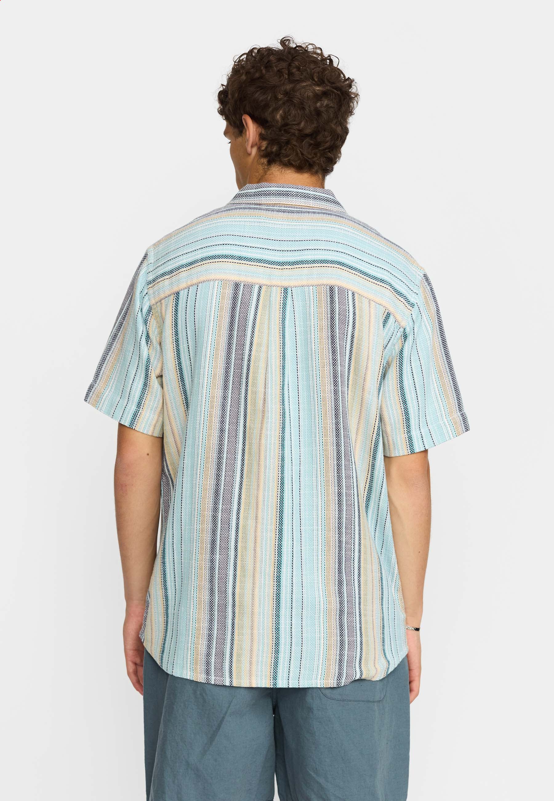 Revolution Short-sleeved Cuban Shirt Short-sleeve shirts Blue