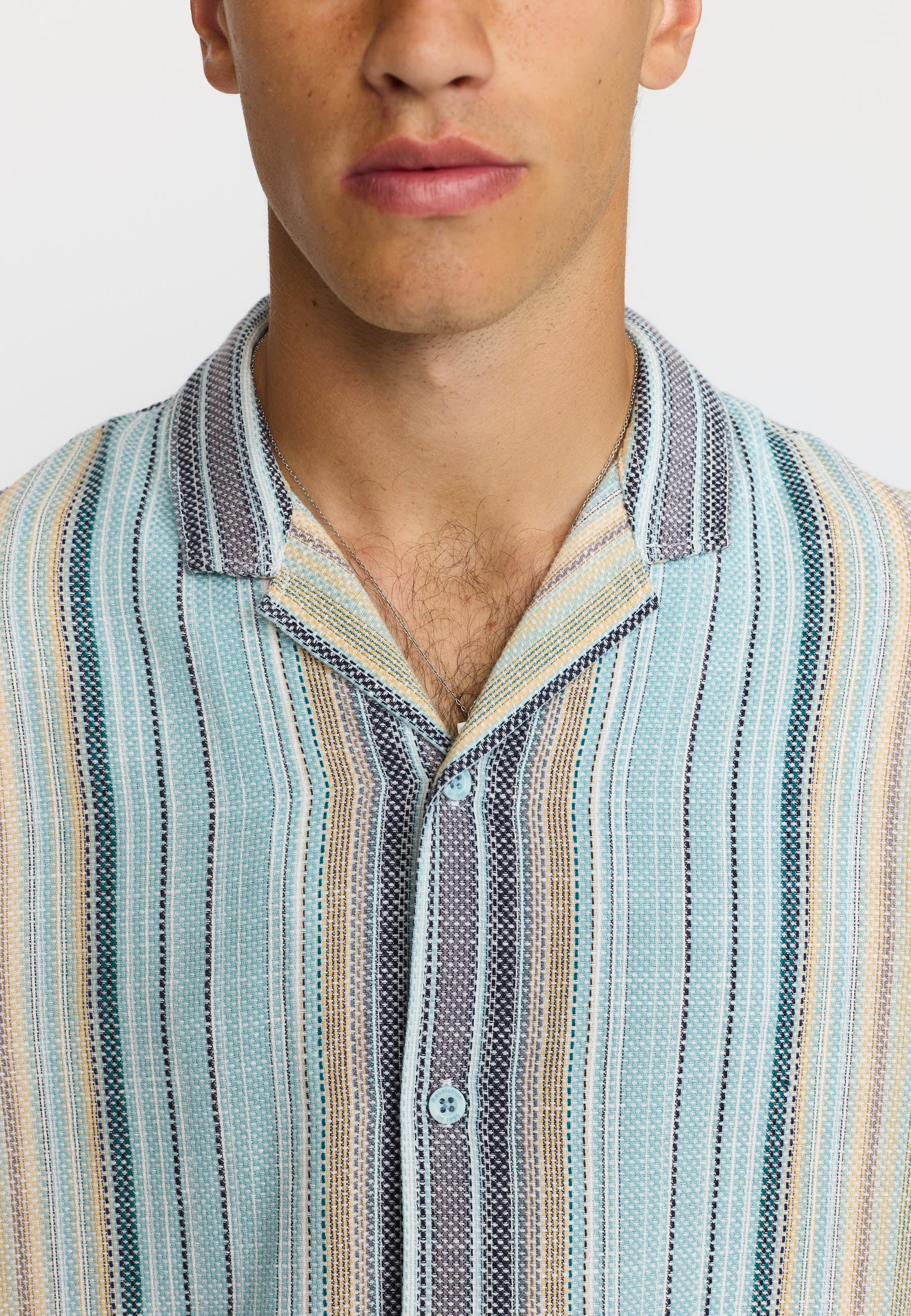 Revolution Short-sleeved Cuban Shirt Short-sleeve shirts Blue