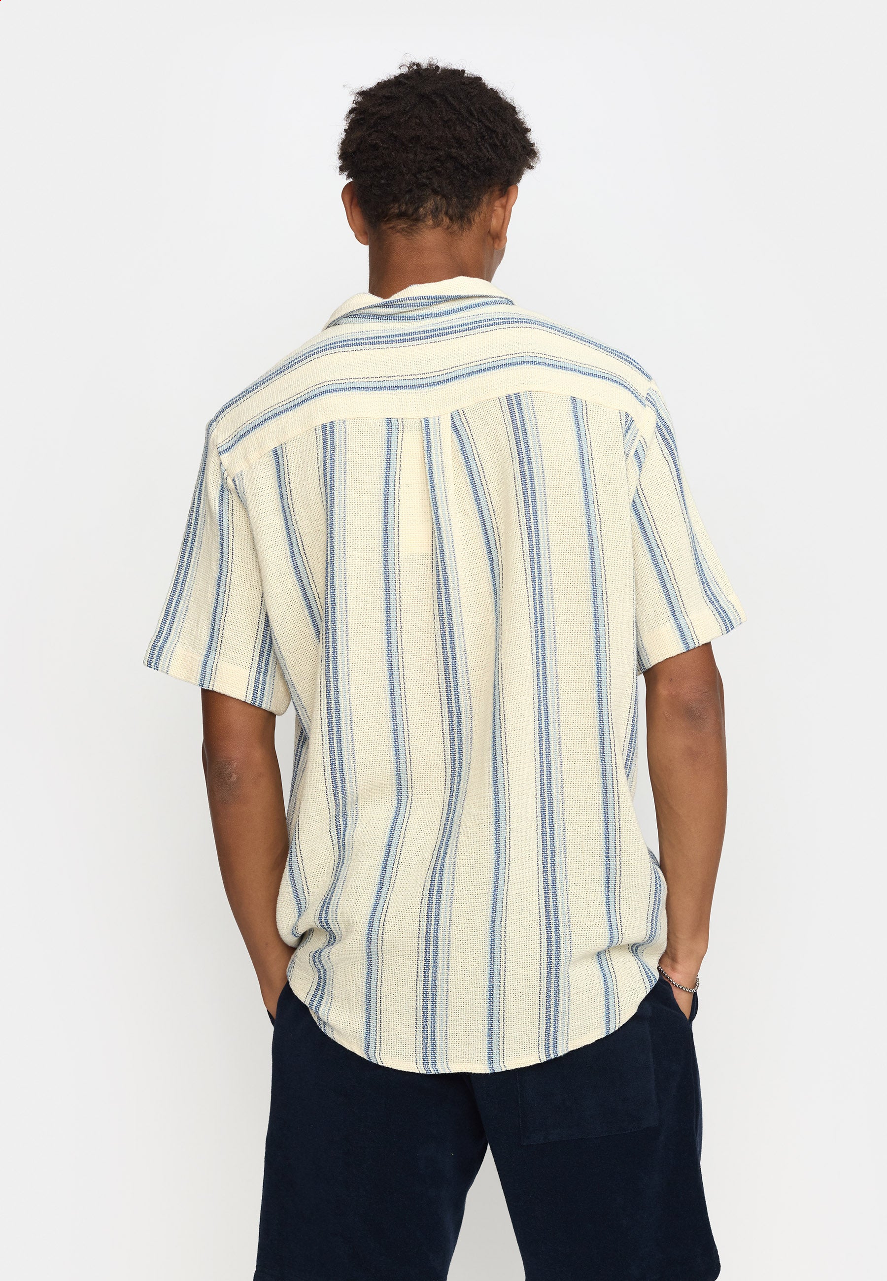Revolution Short-sleeved Cuban Shirt Short-sleeve shirts Blue