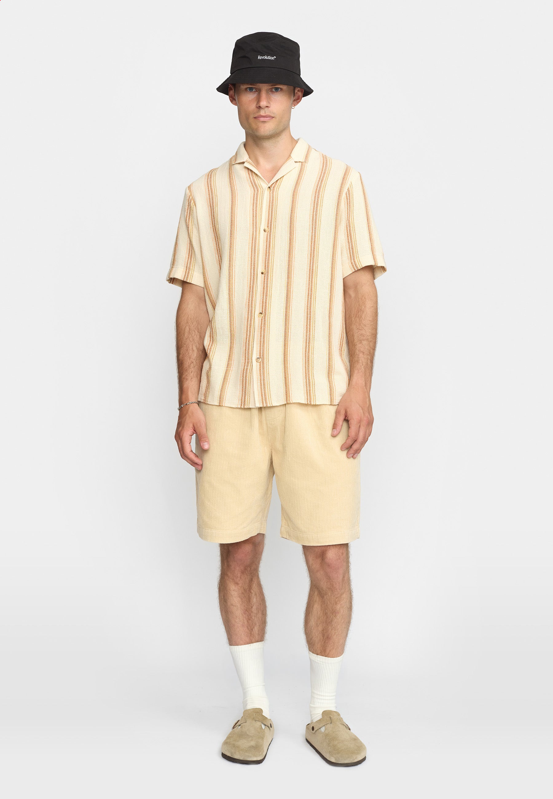 Revolution Short-sleeved Cuban Shirt Short-sleeve shirts Orange