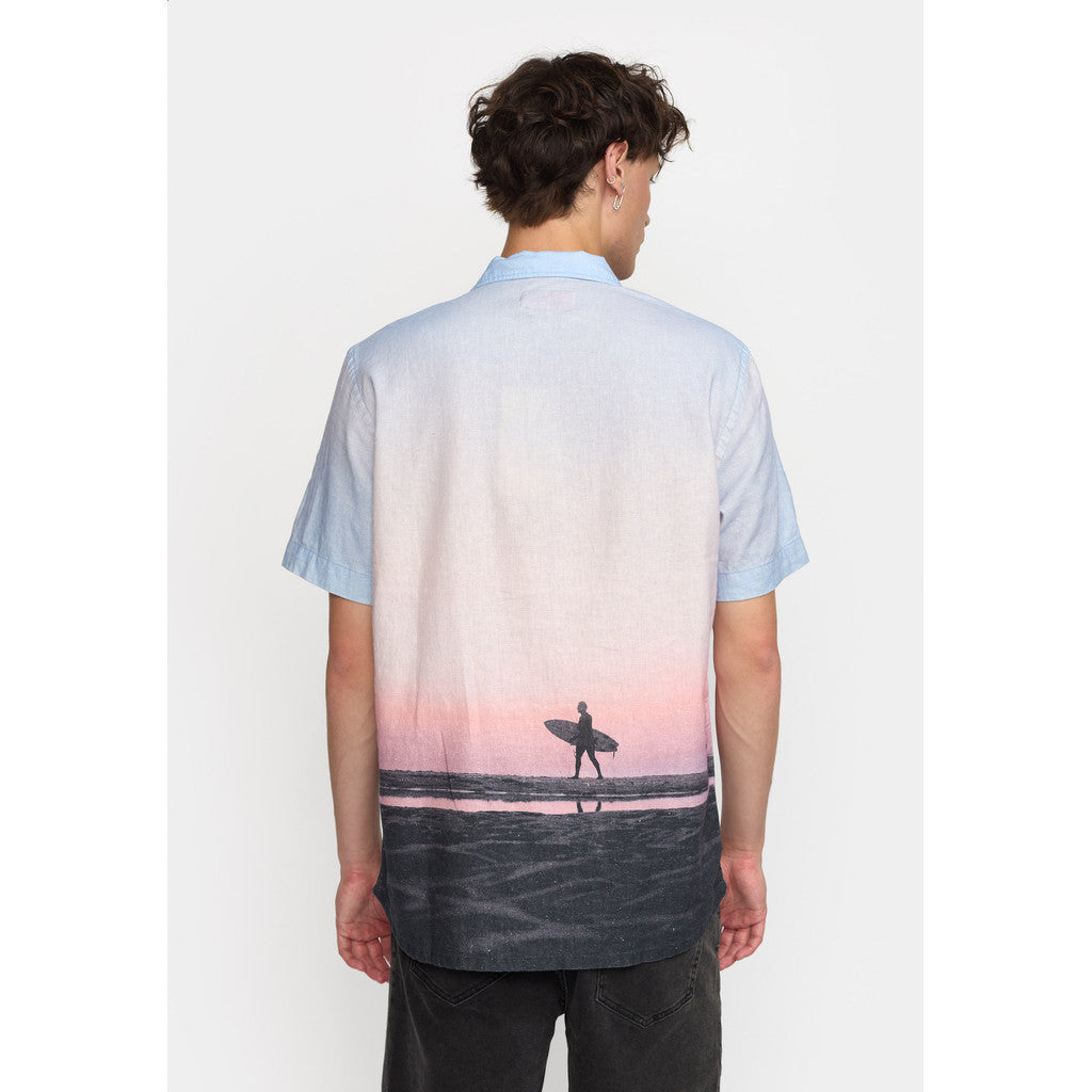 Revolution Short-sleeved Cuban Shirt Short-sleeve shirts Pink