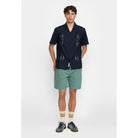 Revolution Short-sleeved Cuban Shirt Short-sleeve shirts Navy
