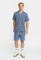 Revolution Short-sleeved Cuban Shirt Short-sleeve shirts Blue