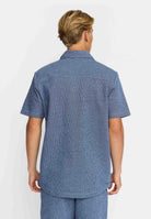Revolution Short-sleeved Cuban Shirt Short-sleeve shirts Blue
