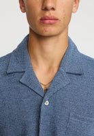Revolution Short-sleeved Cuban Shirt Short-sleeve shirts Blue