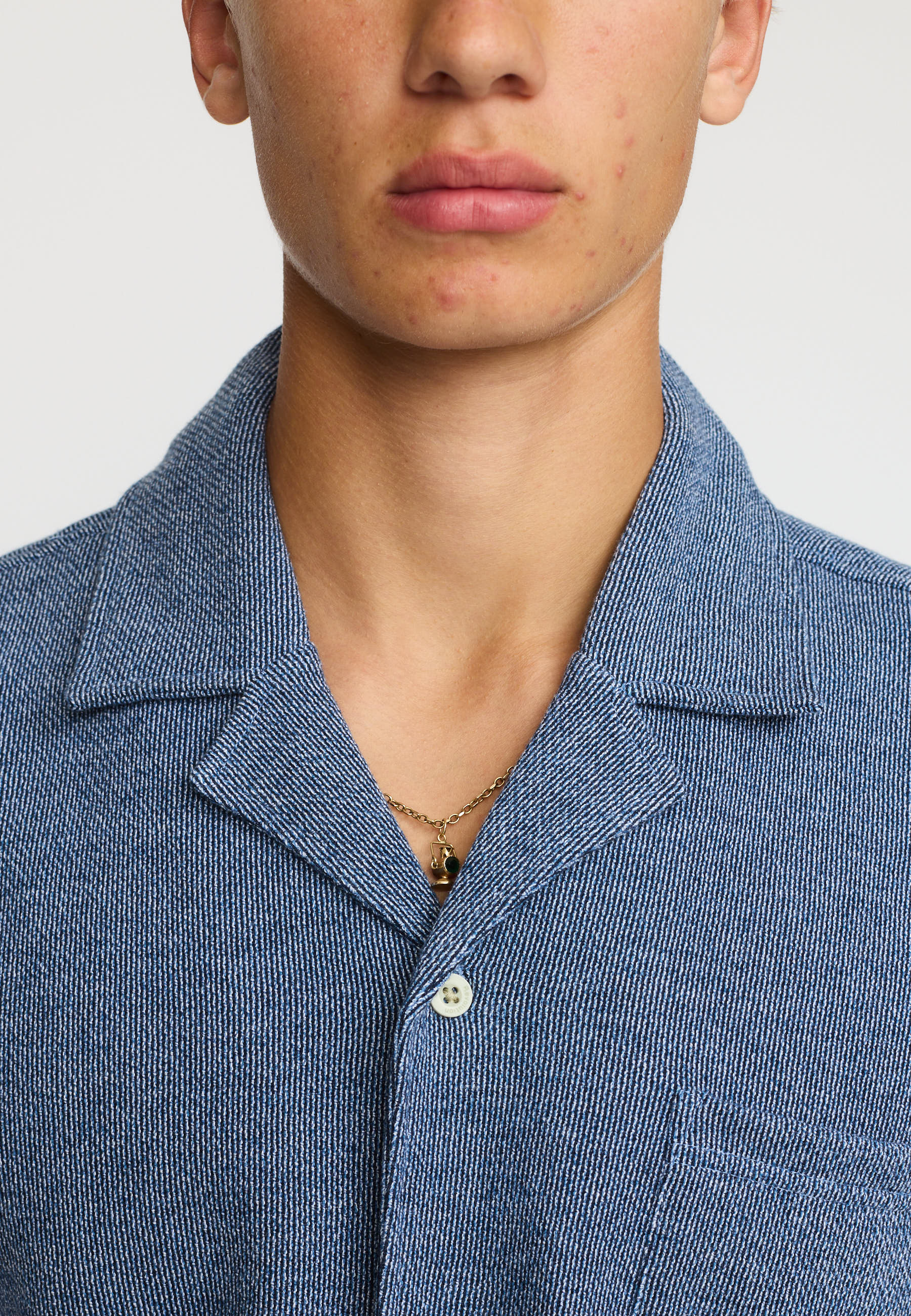 Revolution Short-sleeved Cuban Shirt Short-sleeve shirts Blue