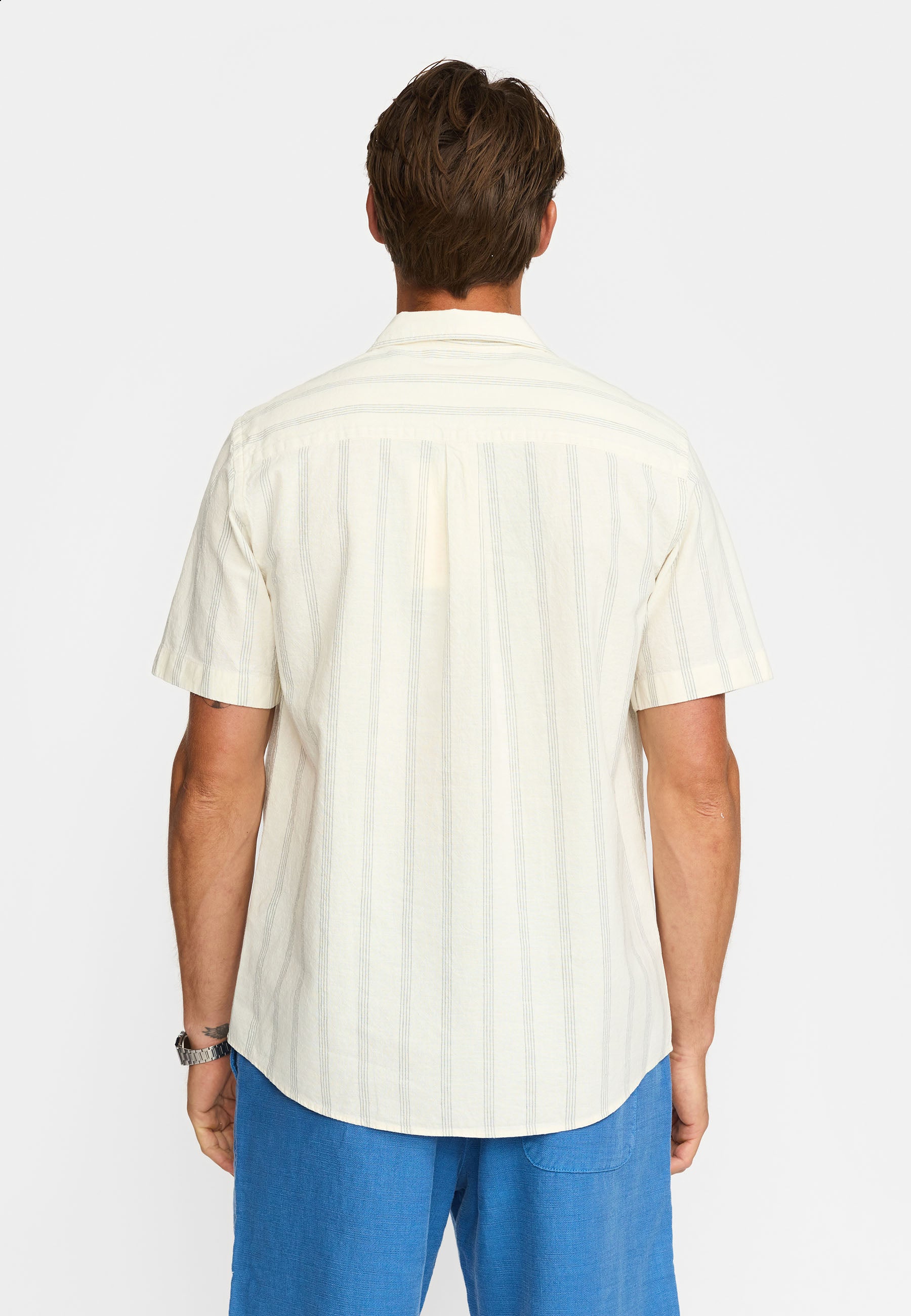 Revolution Short-sleeved Cuban Shirt Short-sleeve shirts Blue