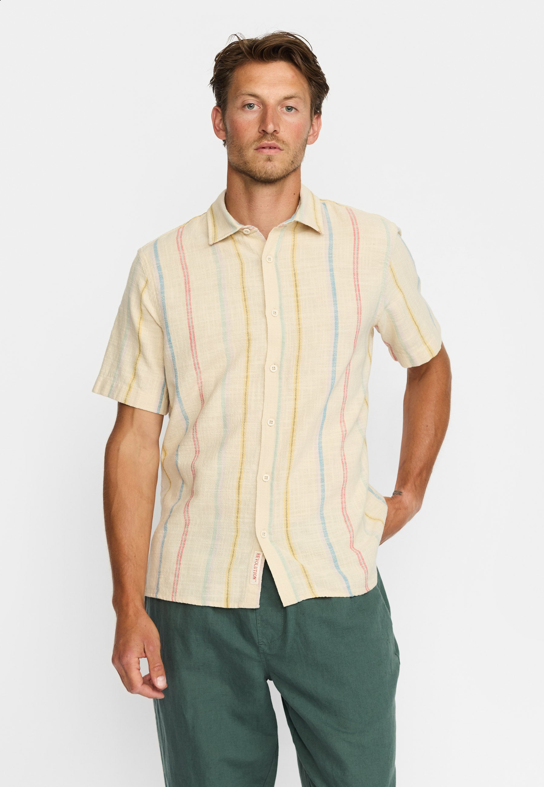 Revolution Short-sleeved Cuban Shirt Short-sleeve shirts Purple