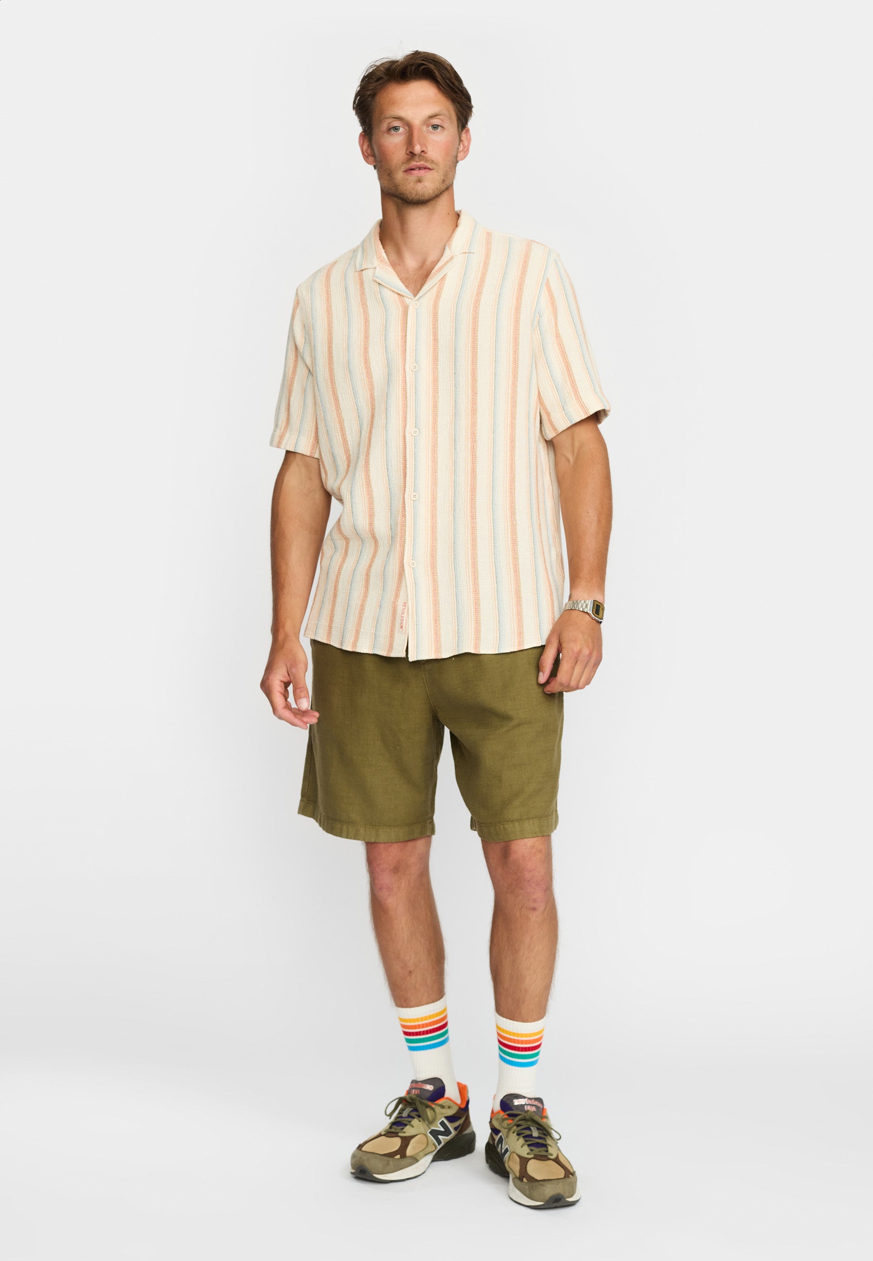 Revolution Short-sleeved Cuban Shirt Short-sleeve shirts Offwhite