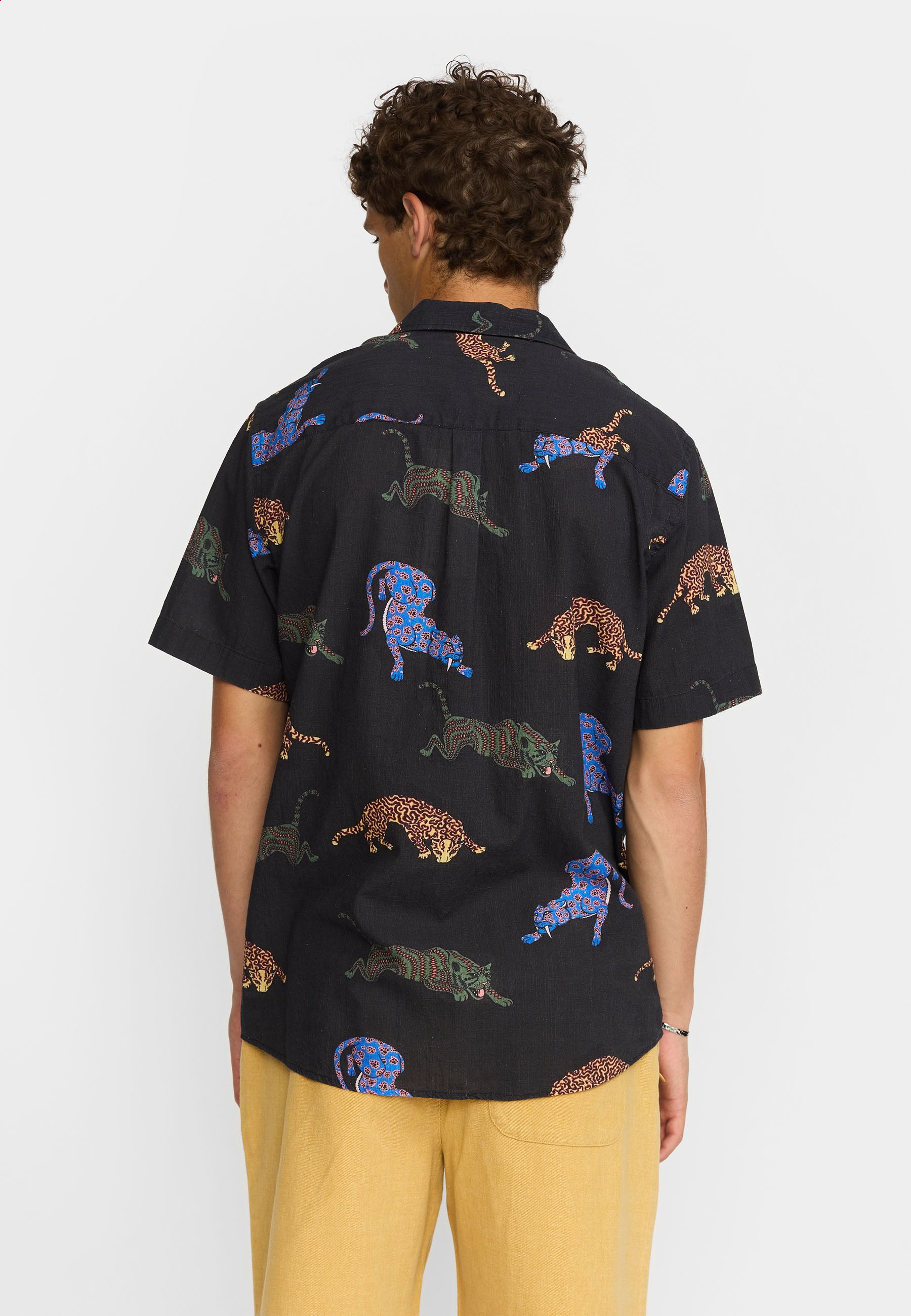 Revolution Short-sleeved Cuban Shirt Short-sleeve shirts Black