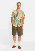 Revolution Short-sleeved Cuban Shirt Short-sleeve shirts Orange