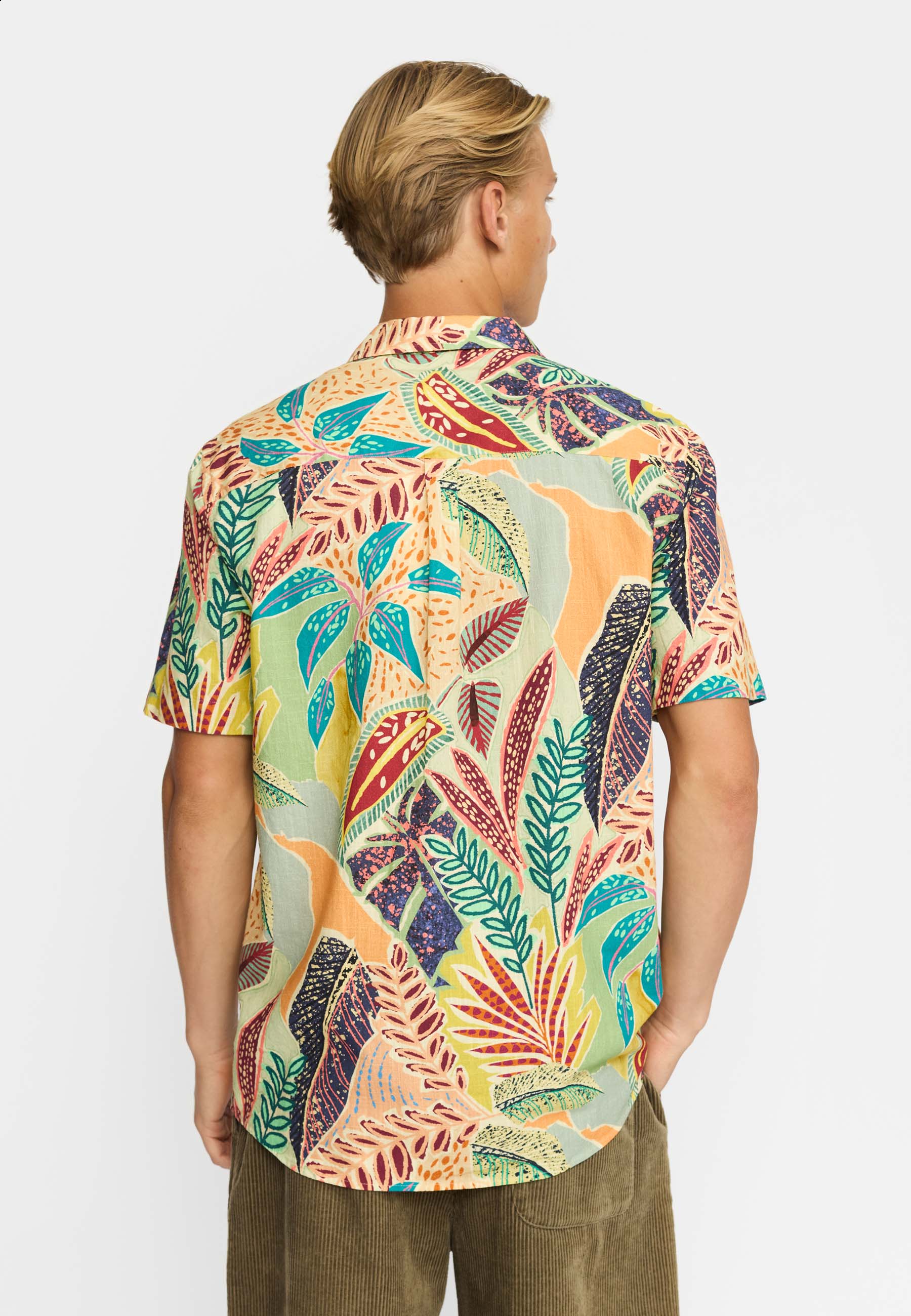 Revolution Short-sleeved Cuban Shirt Short-sleeve shirts Orange
